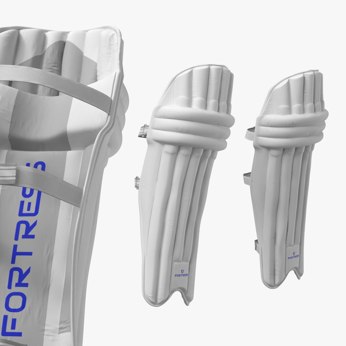 Fortress Cricket Batting Pads Pair 3D model preview