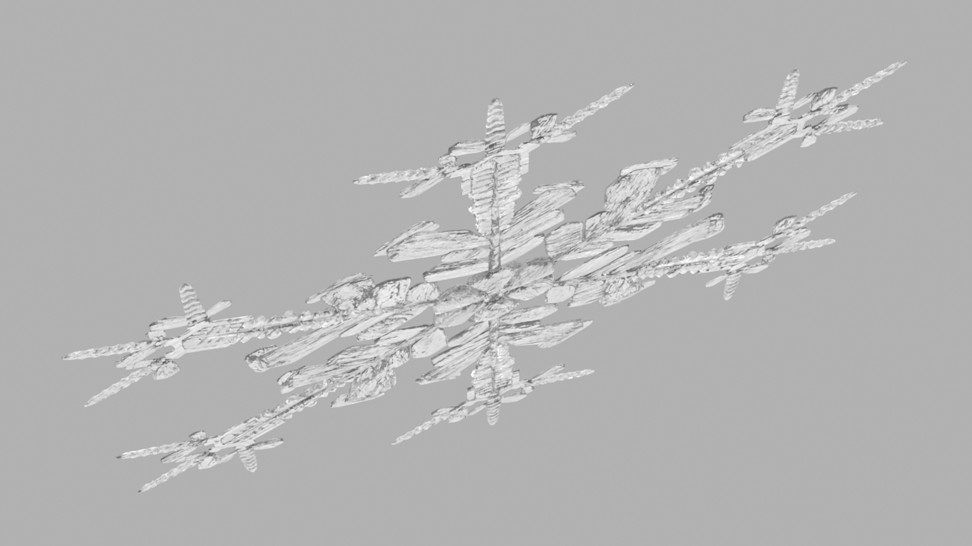 Intricate Snowflake 3D model