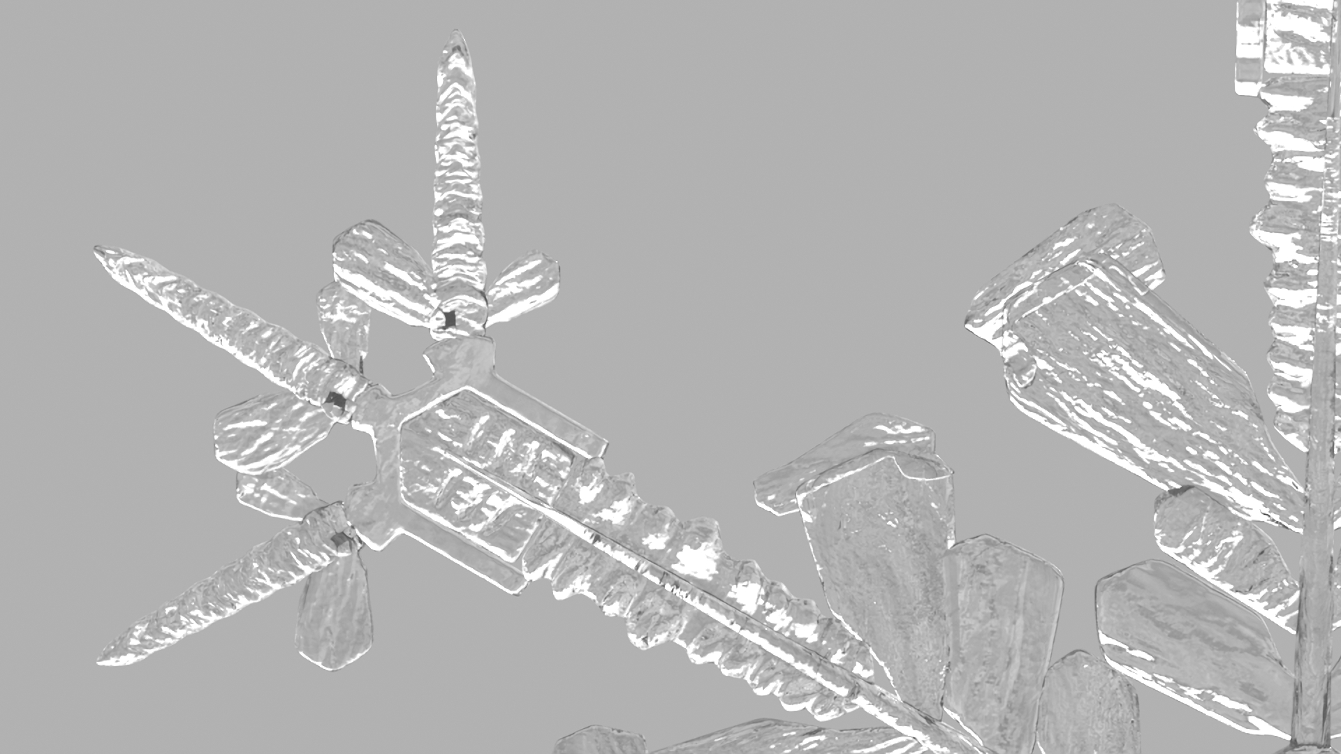 Intricate Snowflake 3D model