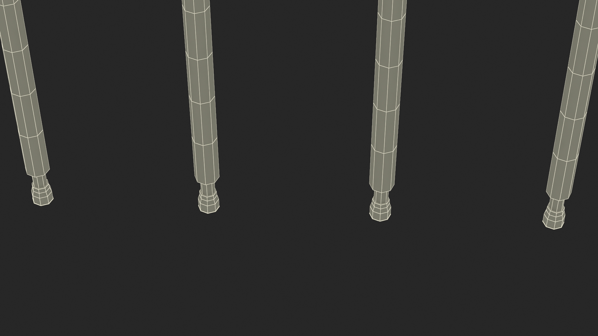 Down Markers for American Football 3D model