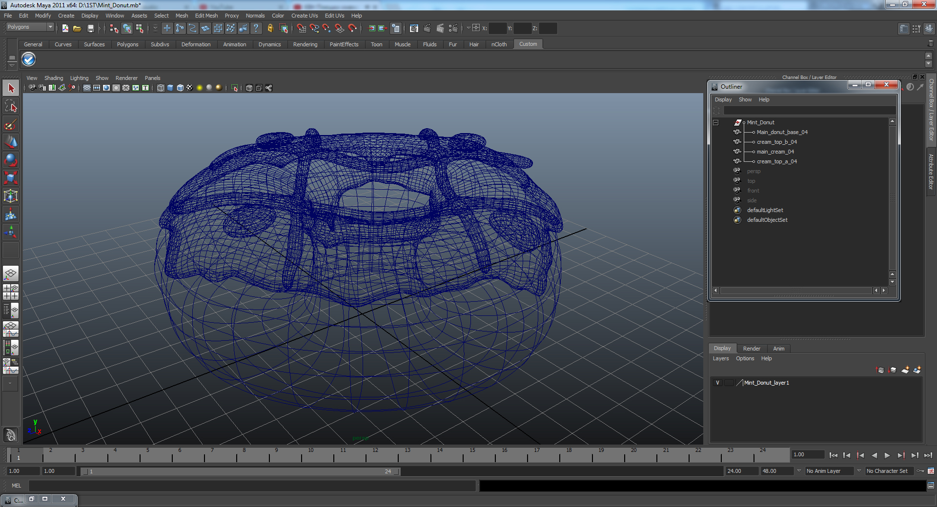 3D model Mint Donut