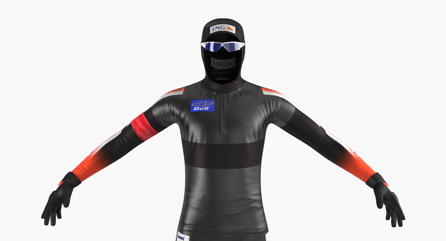 Speed Skater Suit 2 3D model