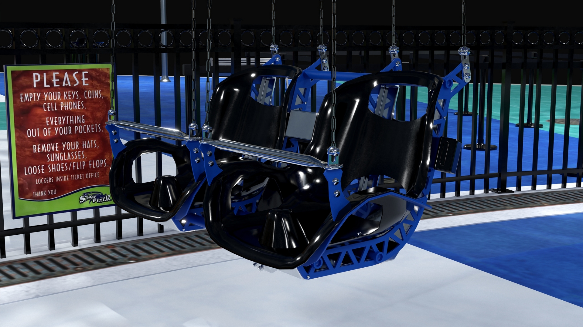 3D model Orlando StarFlyer Luminous Fur