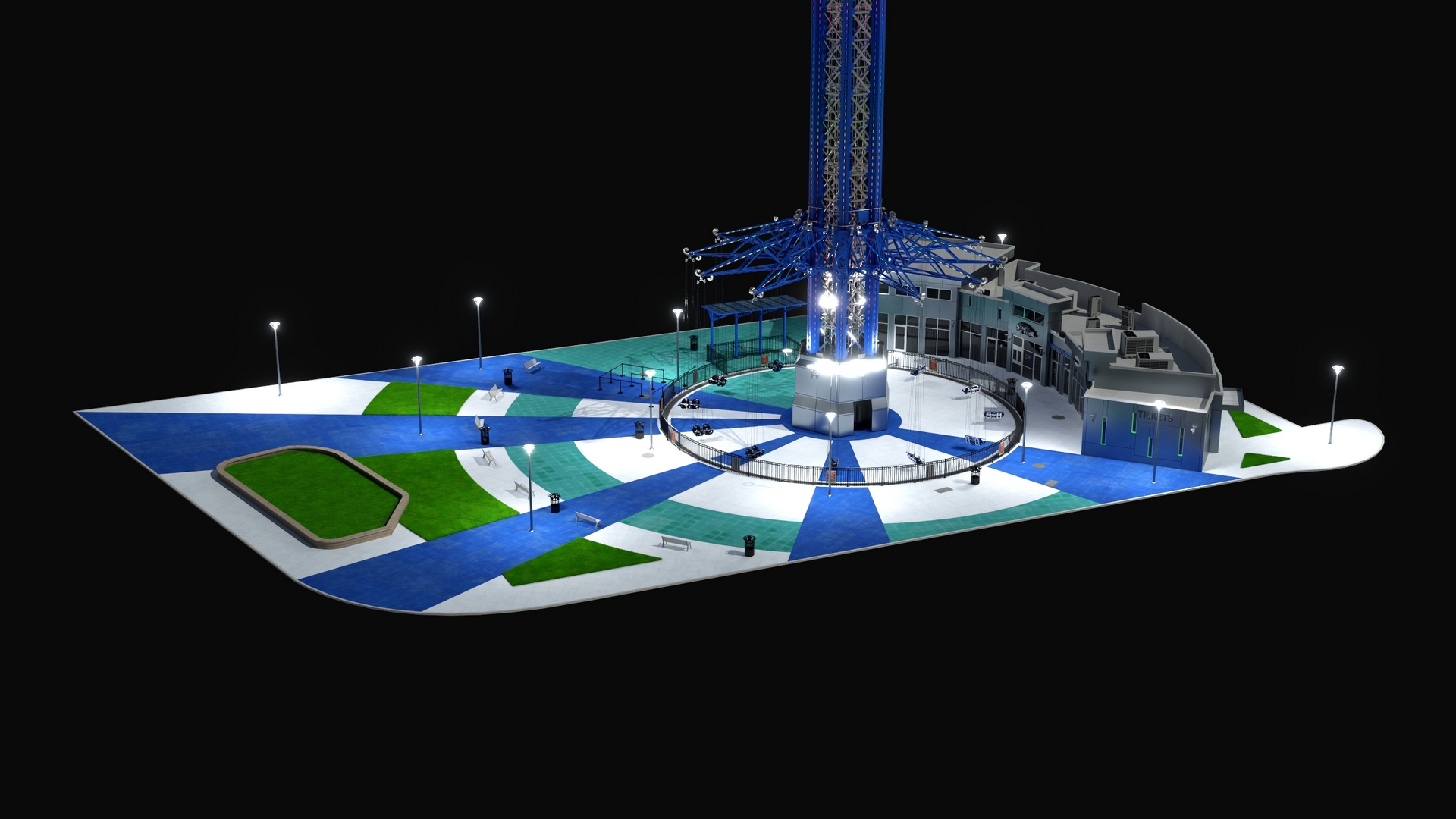 3D model Orlando StarFlyer Luminous Fur