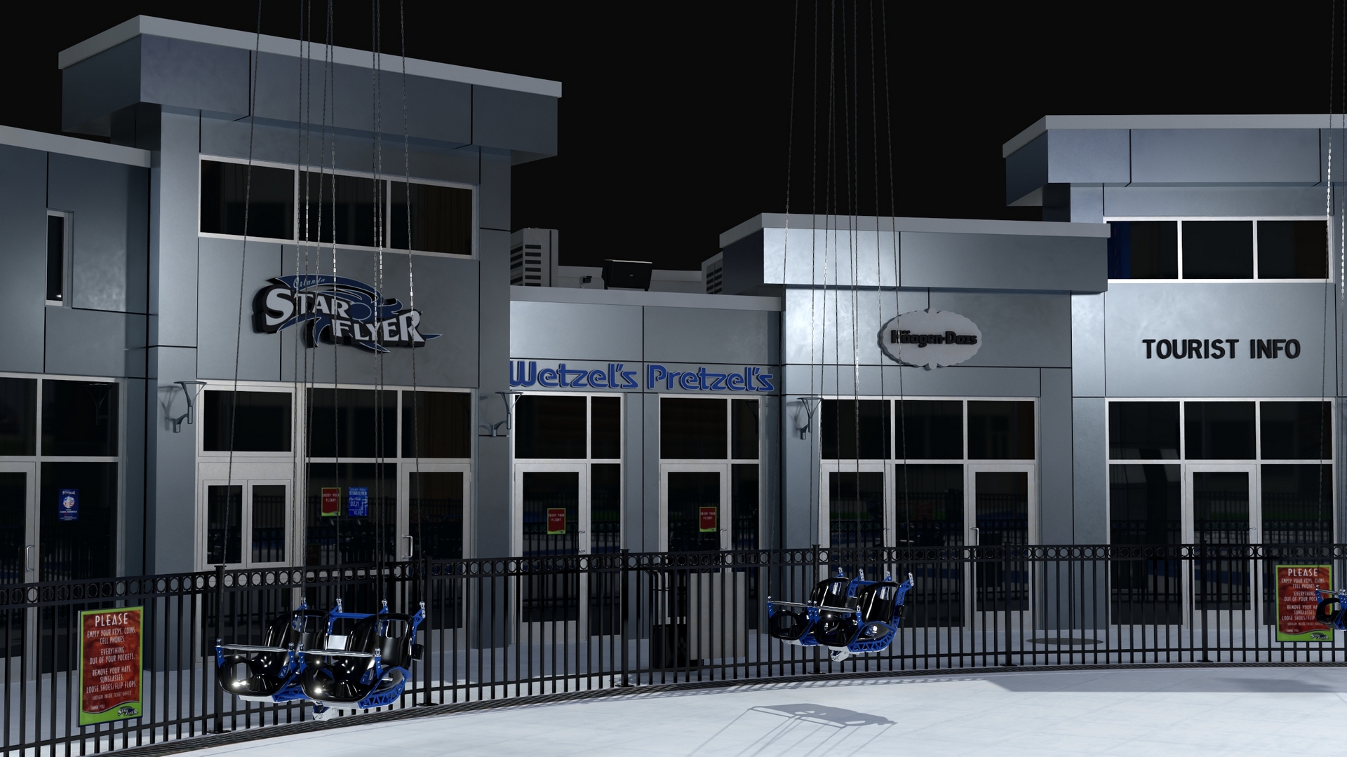 3D model Orlando StarFlyer Luminous Fur
