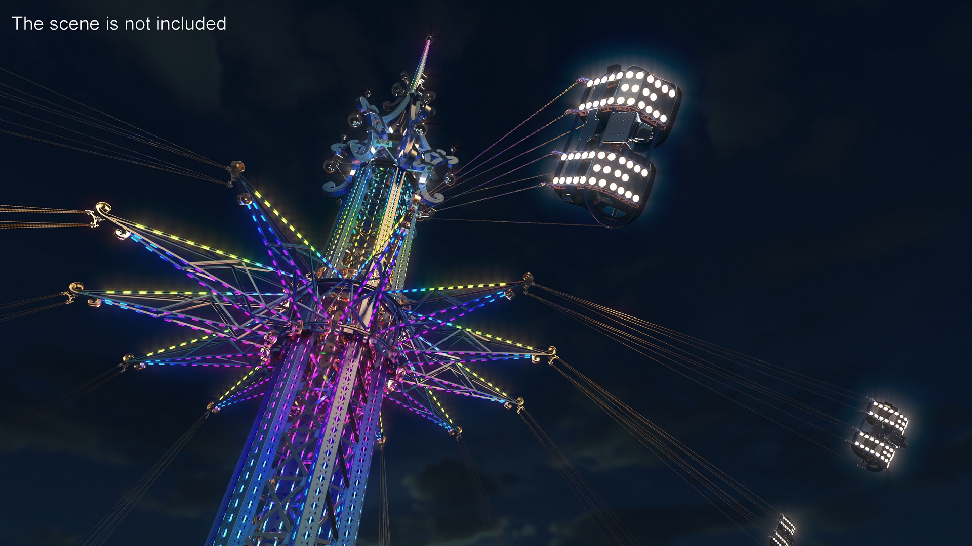 3D model Orlando StarFlyer Luminous Fur