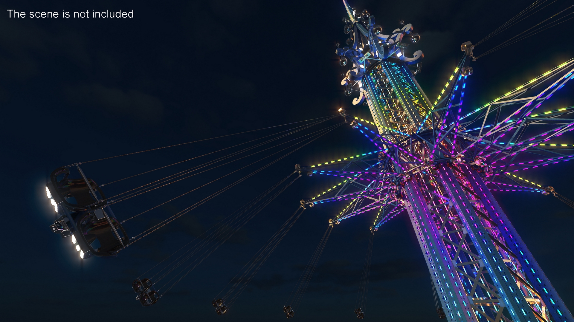 3D model Orlando StarFlyer Luminous Fur