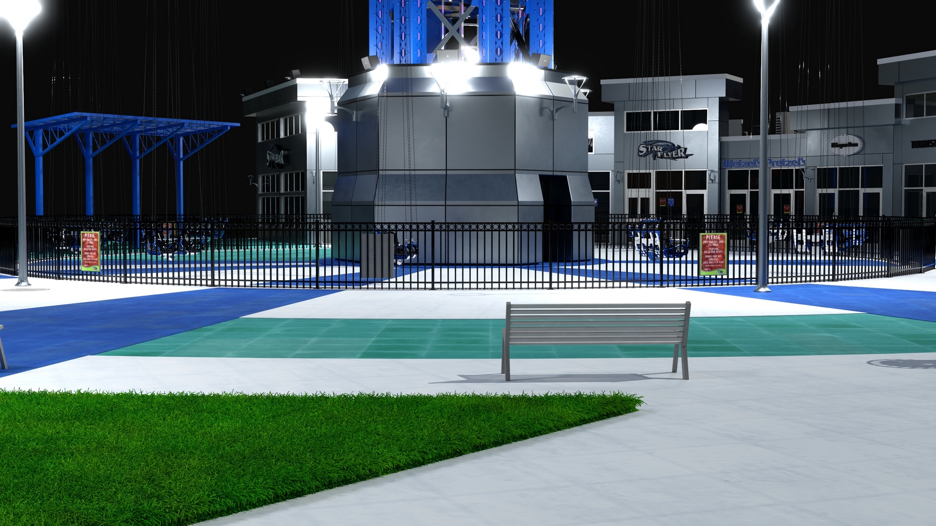 3D model Orlando StarFlyer Luminous Fur