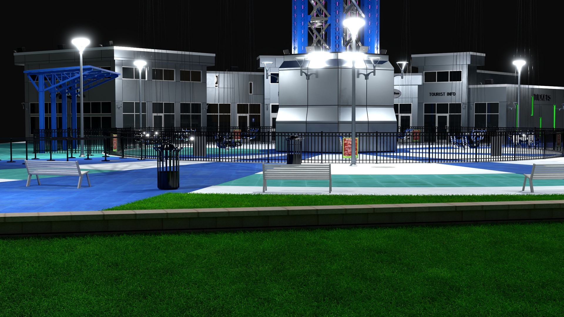 3D model Orlando StarFlyer Luminous Fur