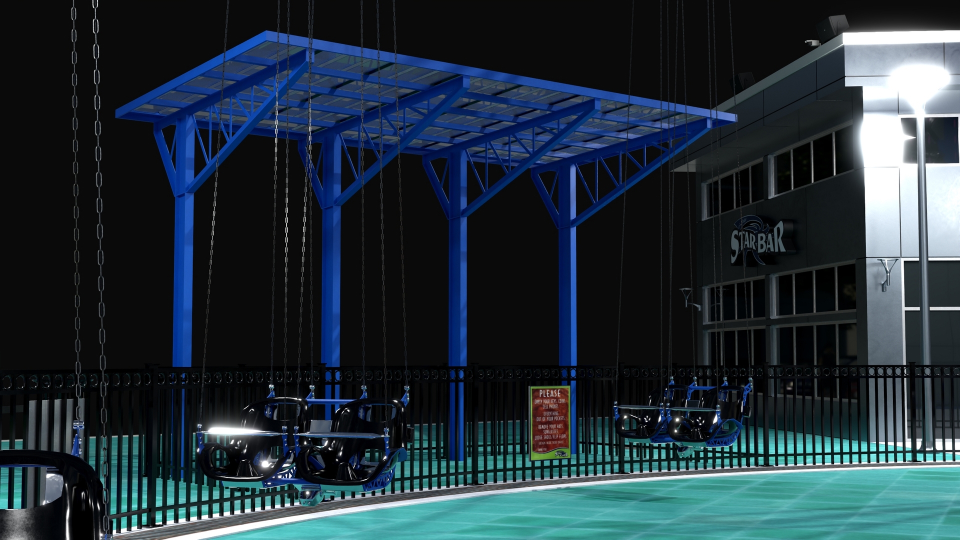 3D model Orlando StarFlyer Luminous Fur