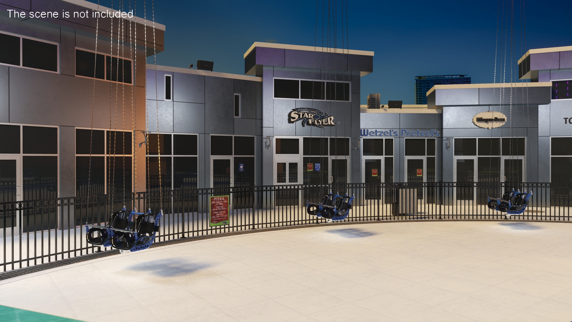 3D model Orlando StarFlyer Luminous Fur