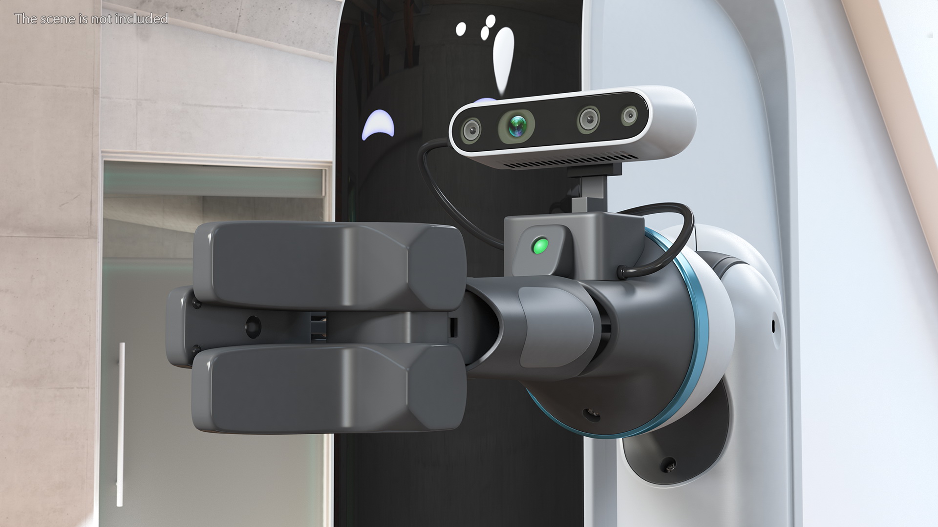 Samsung Bot Handy Smile Rigged for Modo 3D model