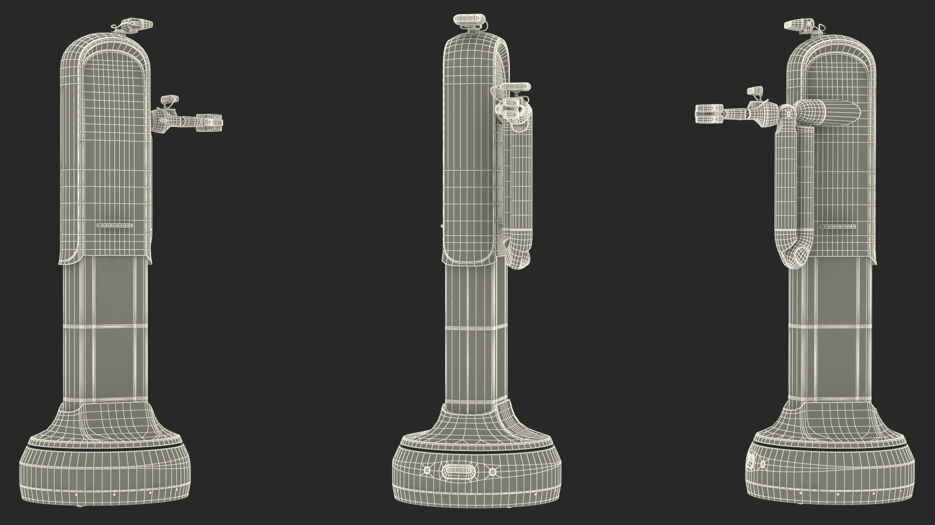 Samsung Bot Handy Smile Rigged for Modo 3D model