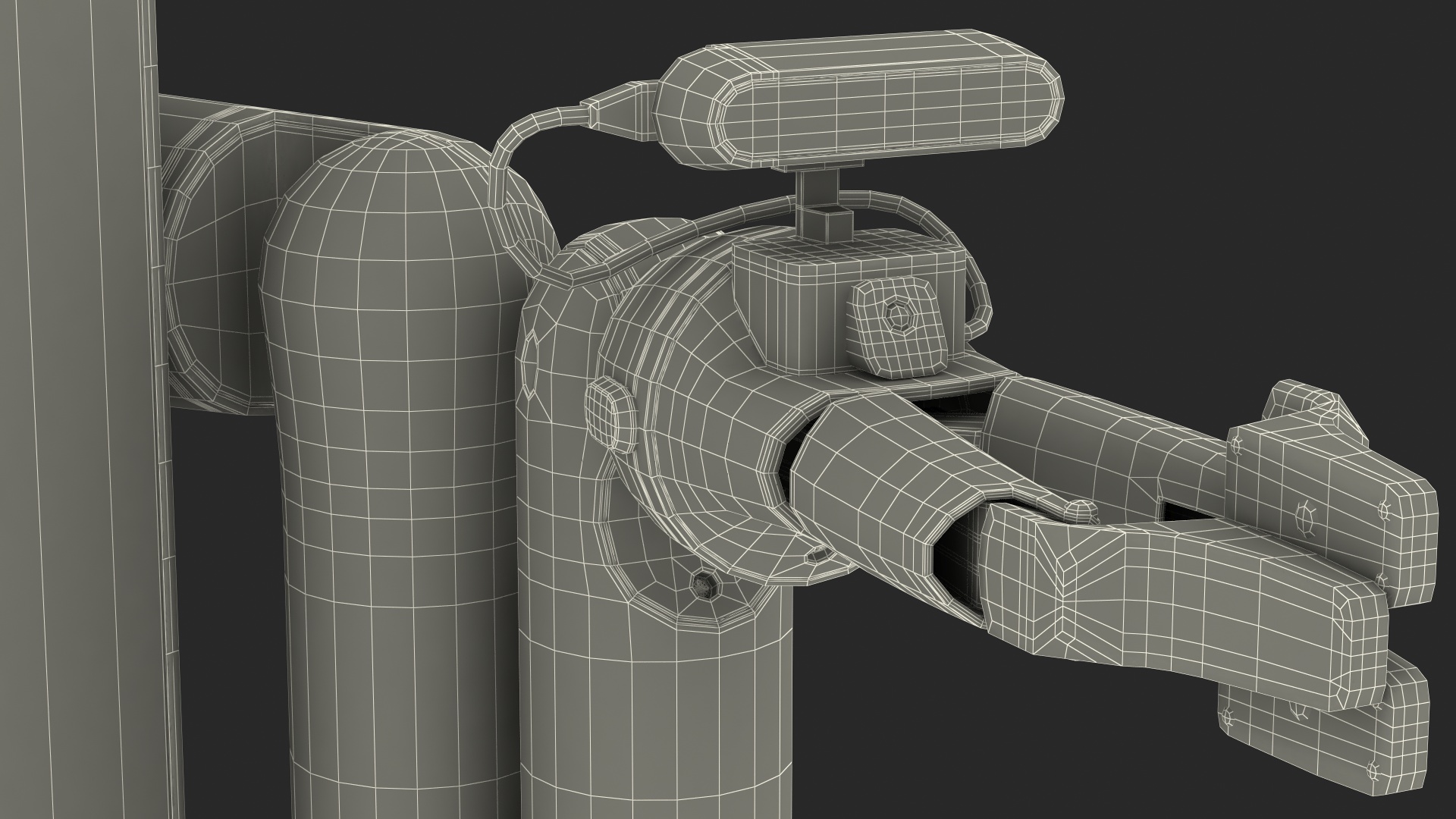Samsung Bot Handy Smile Rigged for Modo 3D model