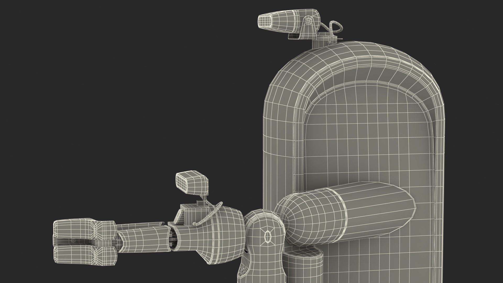 Samsung Bot Handy Smile Rigged for Modo 3D model
