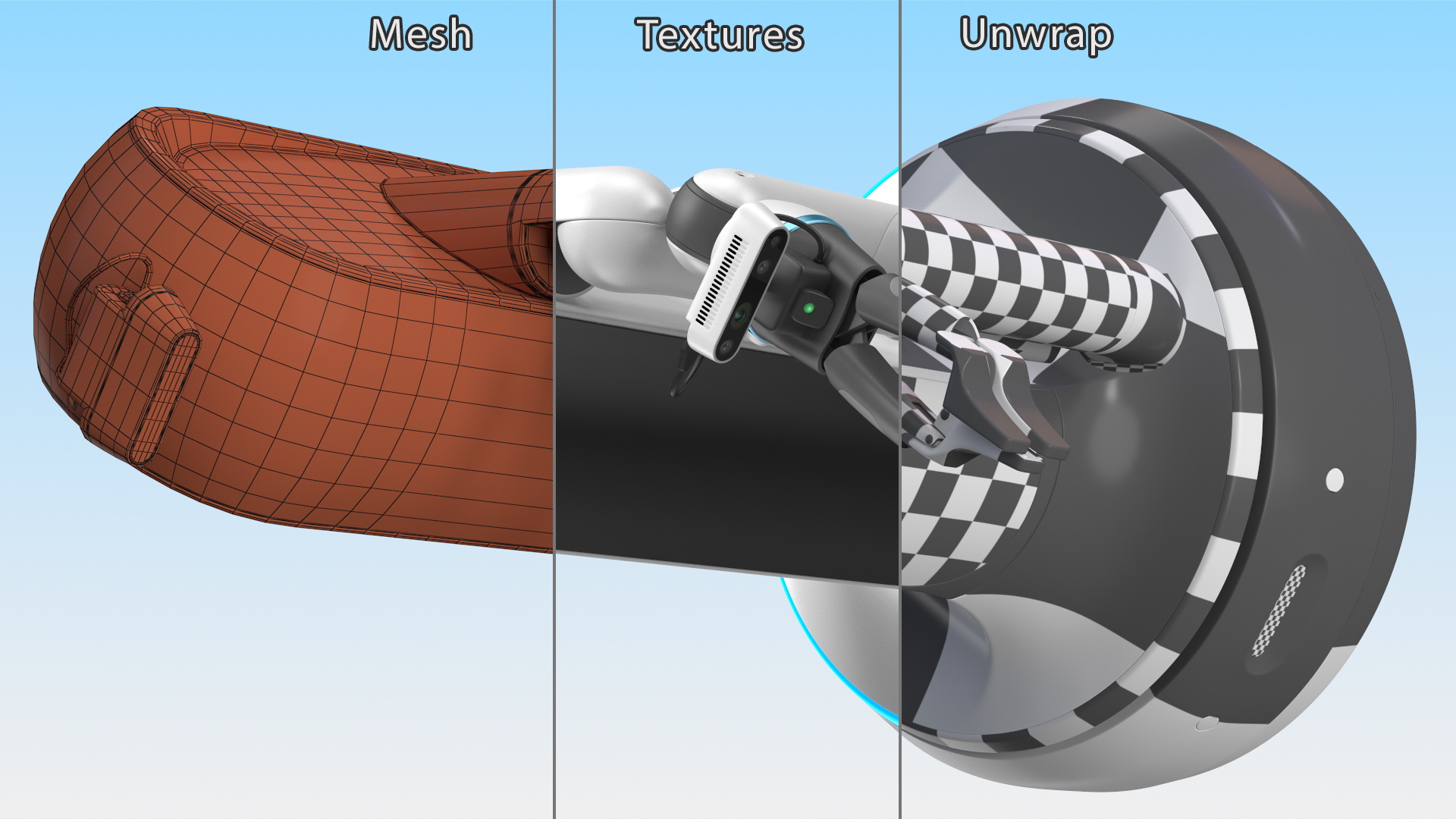Samsung Bot Handy Smile Rigged for Modo 3D model