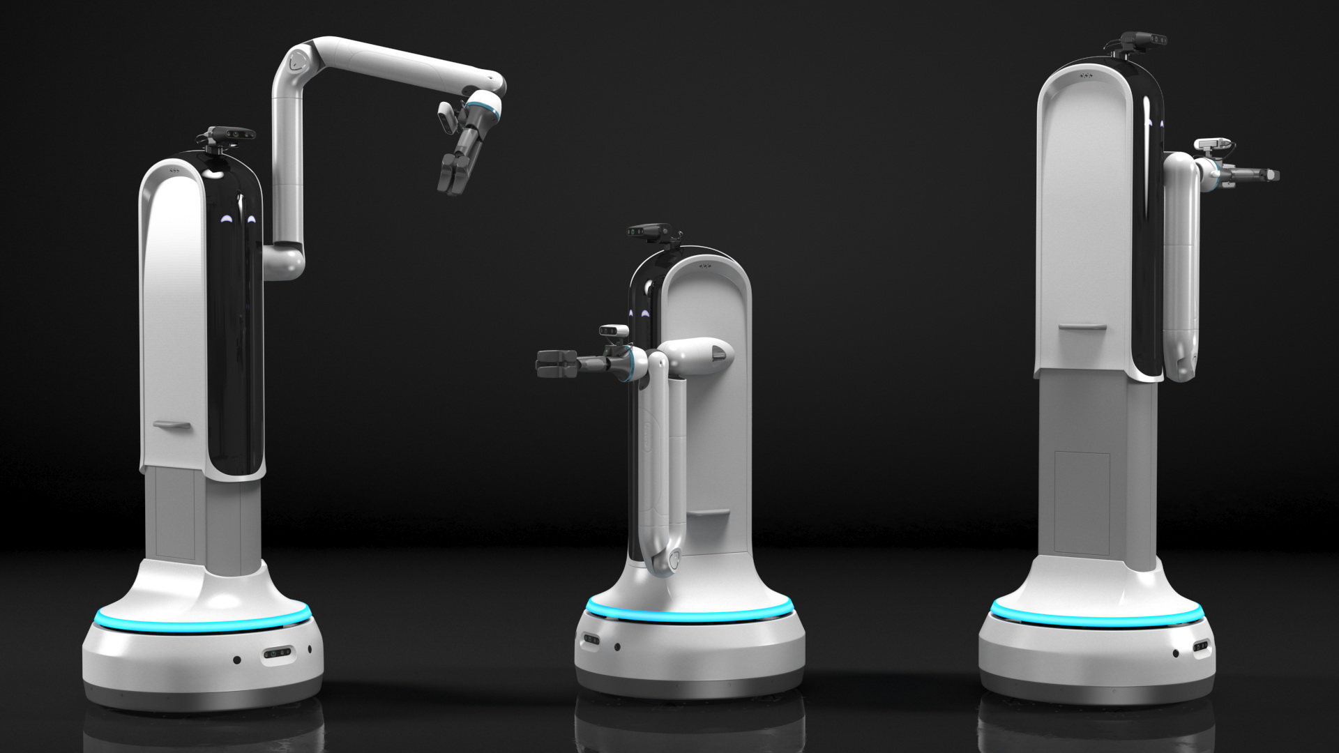 Samsung Bot Handy Smile Rigged for Modo 3D model