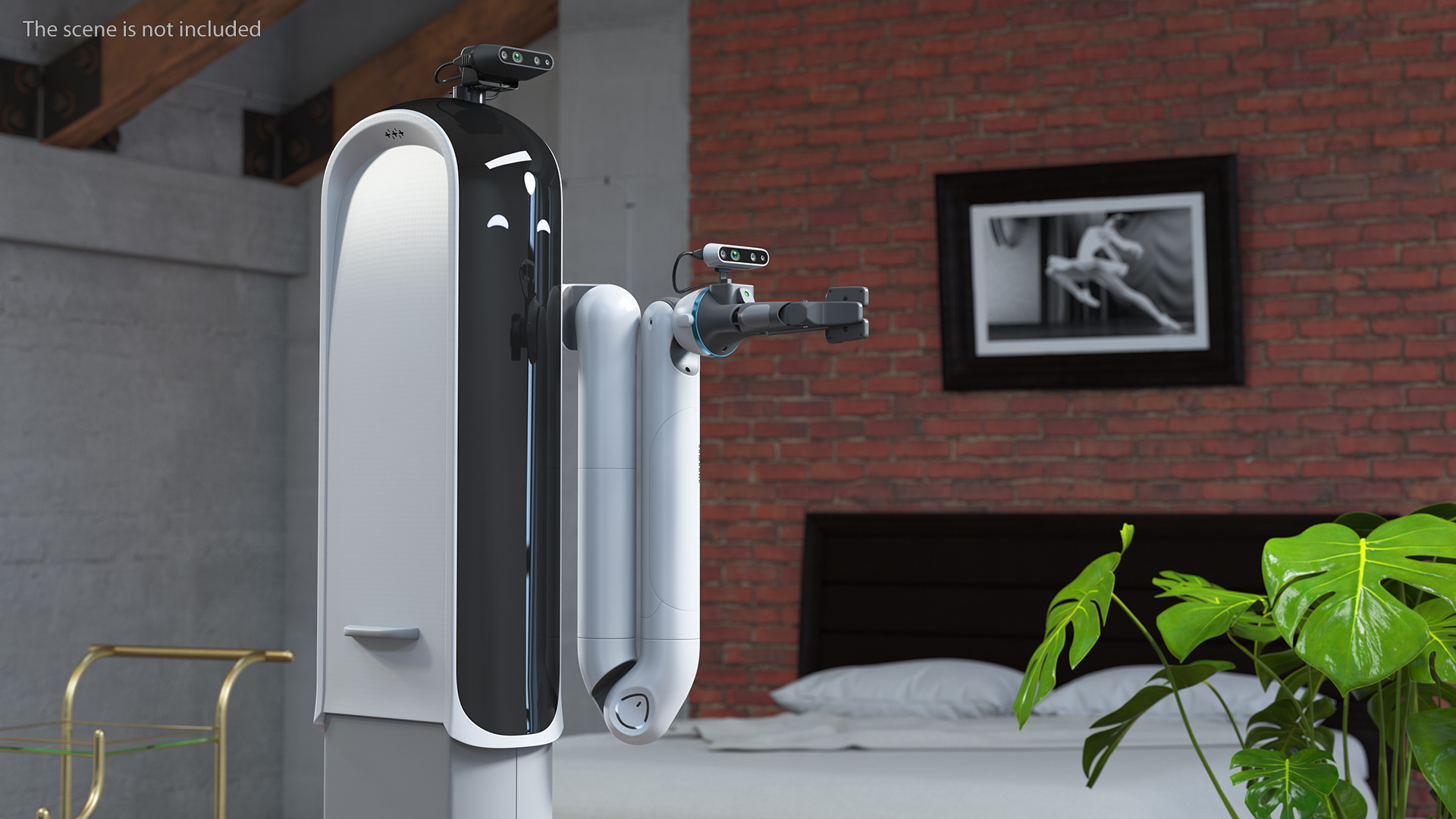 Samsung Bot Handy Smile Rigged for Modo 3D model