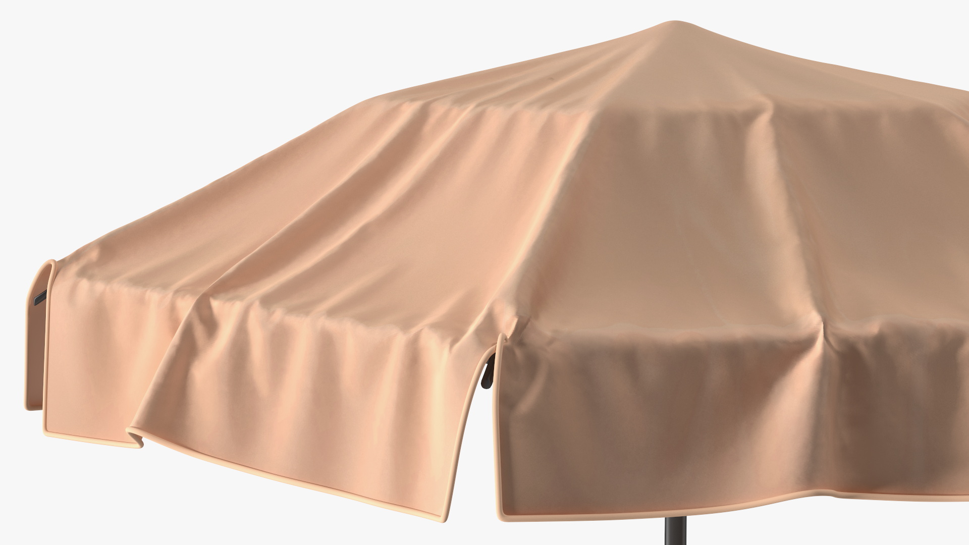 Beige Outdoor Umbrella 3D