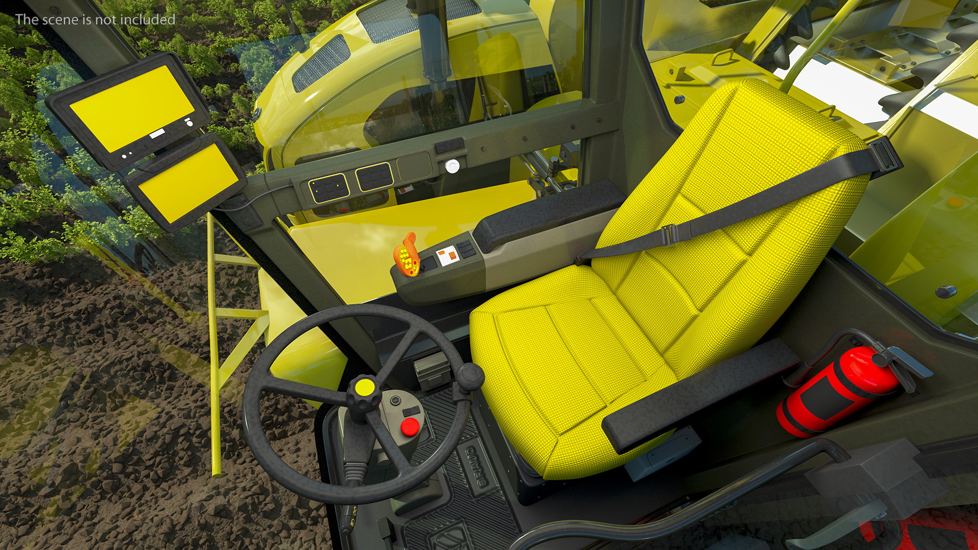 3D model Olive Harvester
