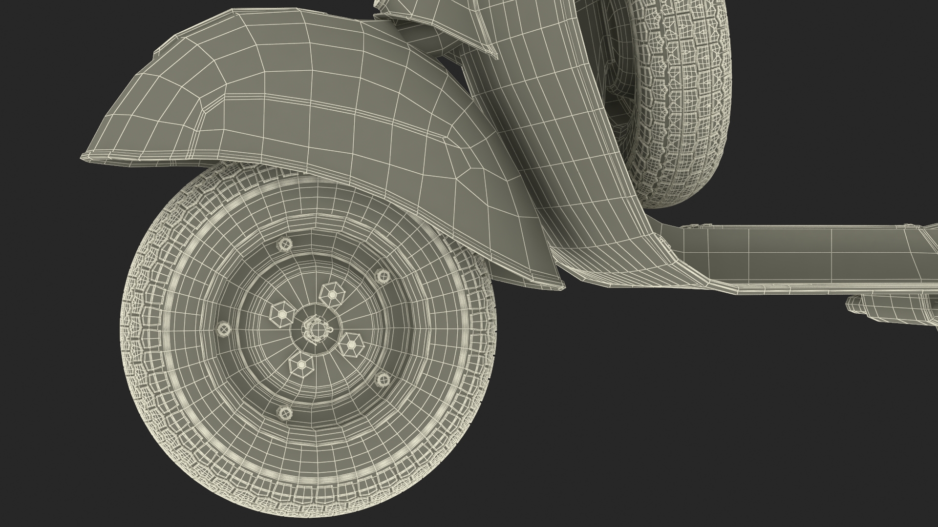 3D Vintage Scooter Orange Rigged for Maya model