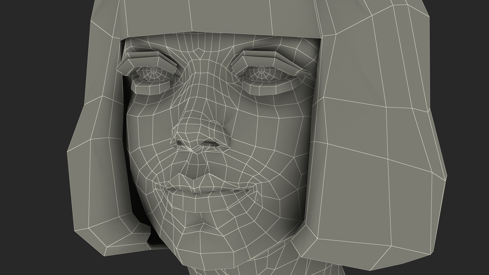 Girl Head 3D model