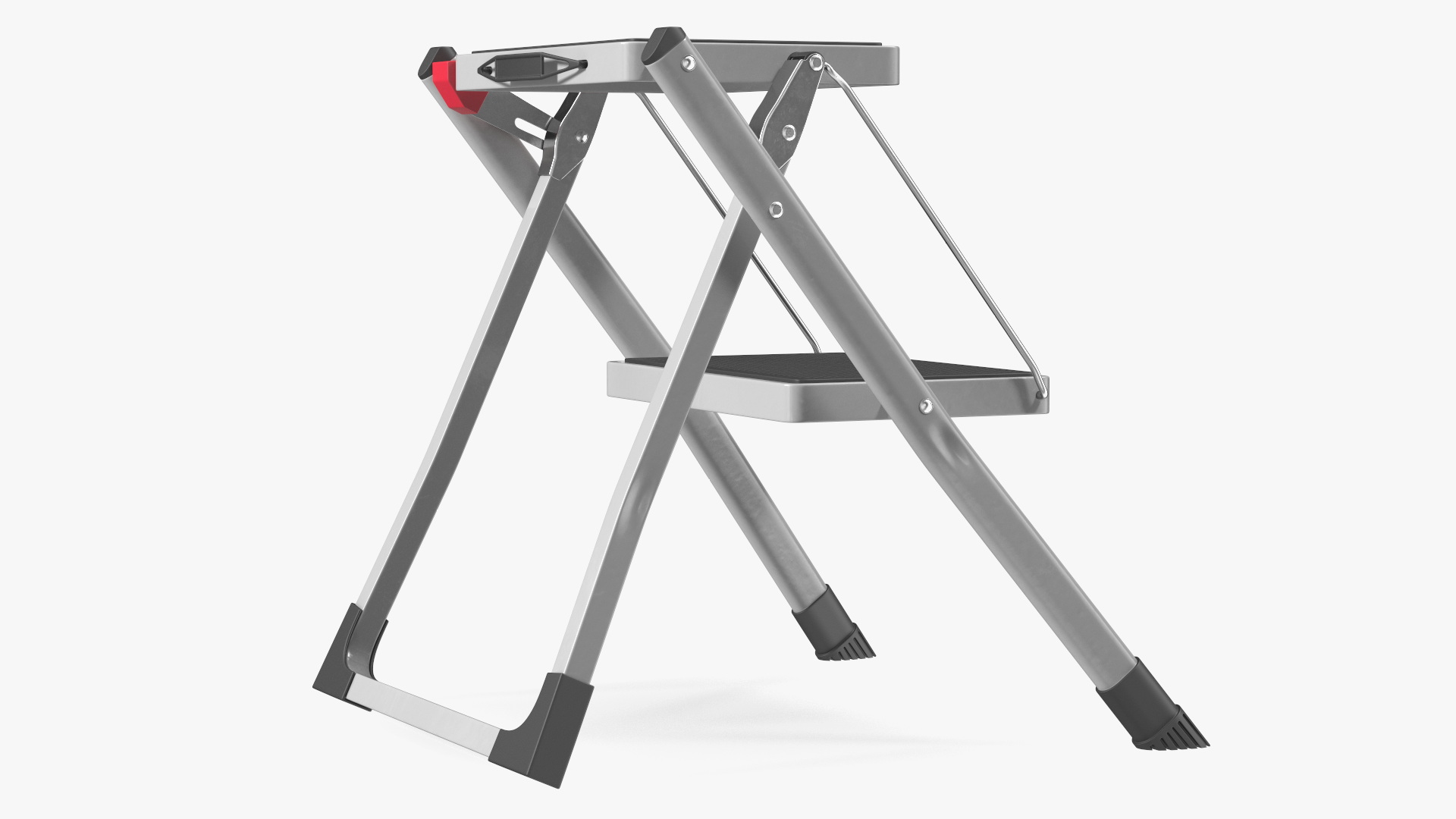 3D Steel Step Stool Rigged model