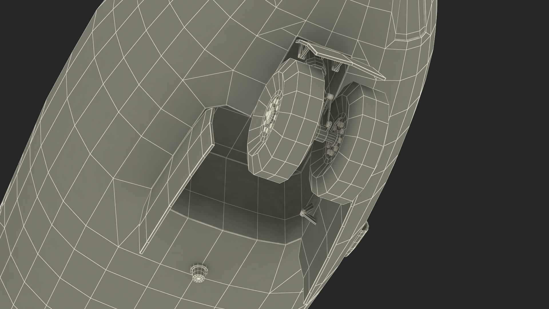 Hover Jet Dornier Do 31 Rigged for Maya 3D model