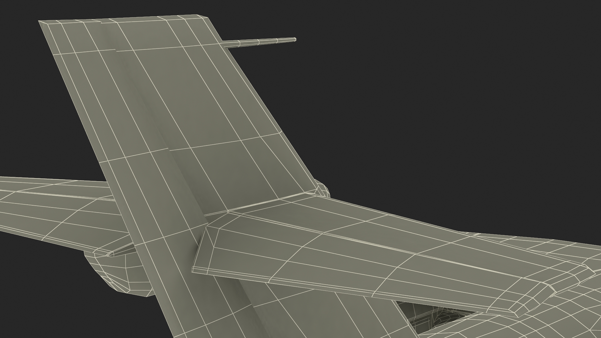 Hover Jet Dornier Do 31 Rigged for Maya 3D model