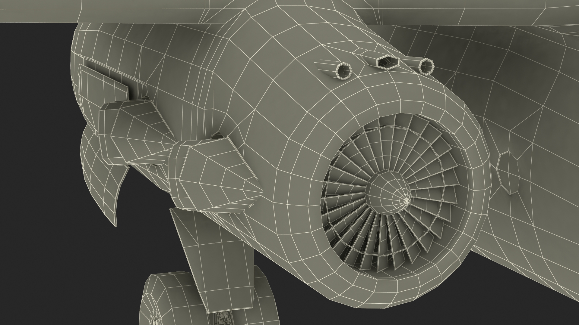 Hover Jet Dornier Do 31 Rigged for Maya 3D model