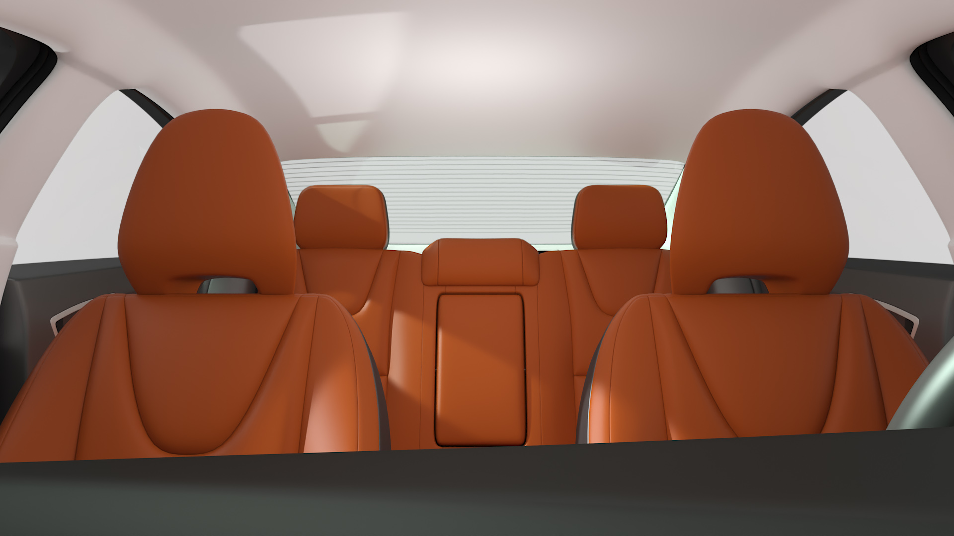 3D Executive Sedan Simple Interior