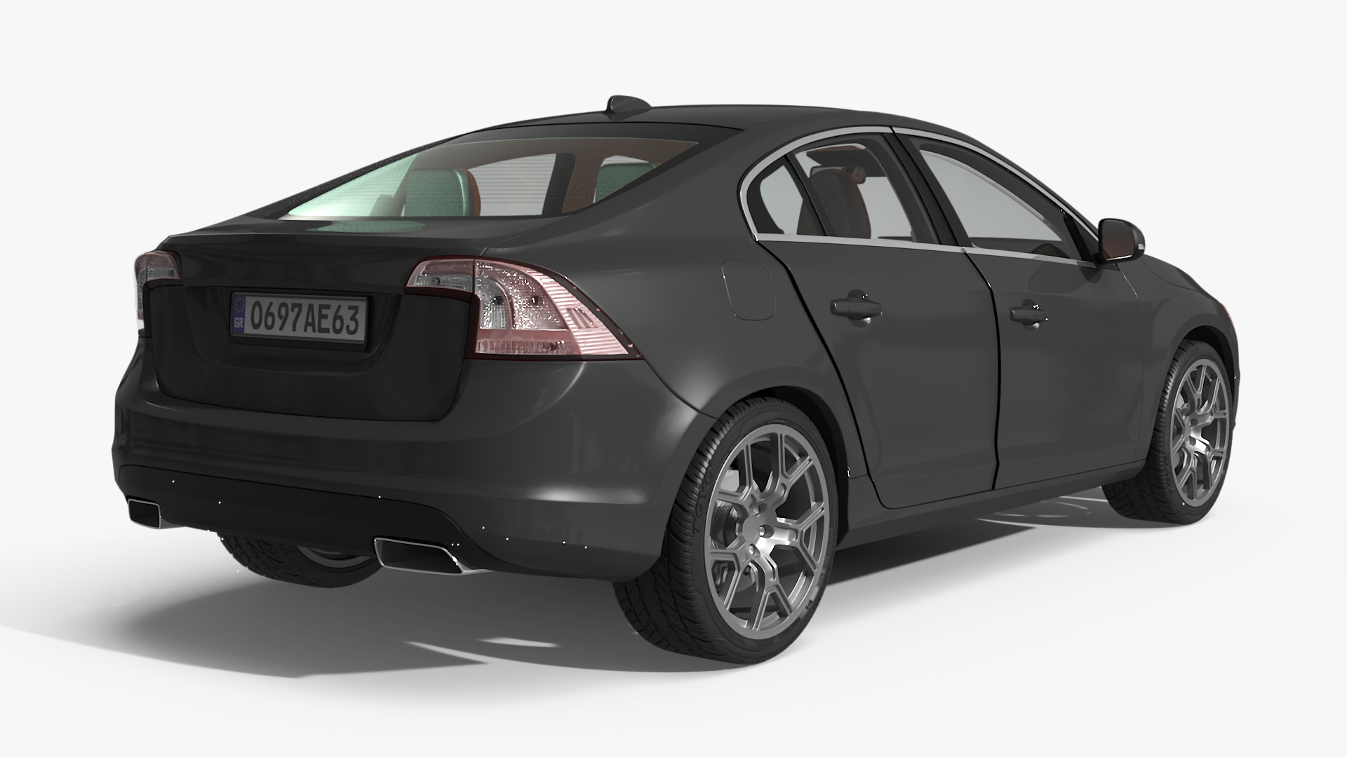 3D Executive Sedan Simple Interior