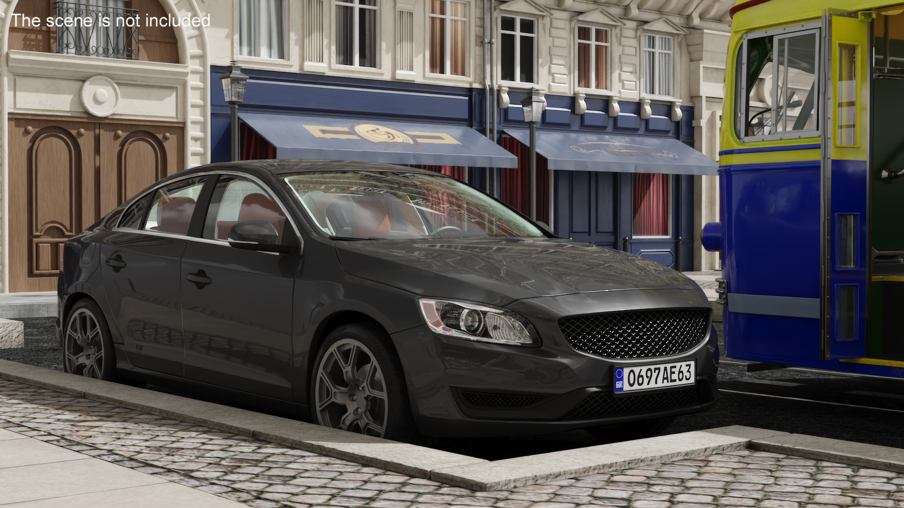 3D Executive Sedan Simple Interior
