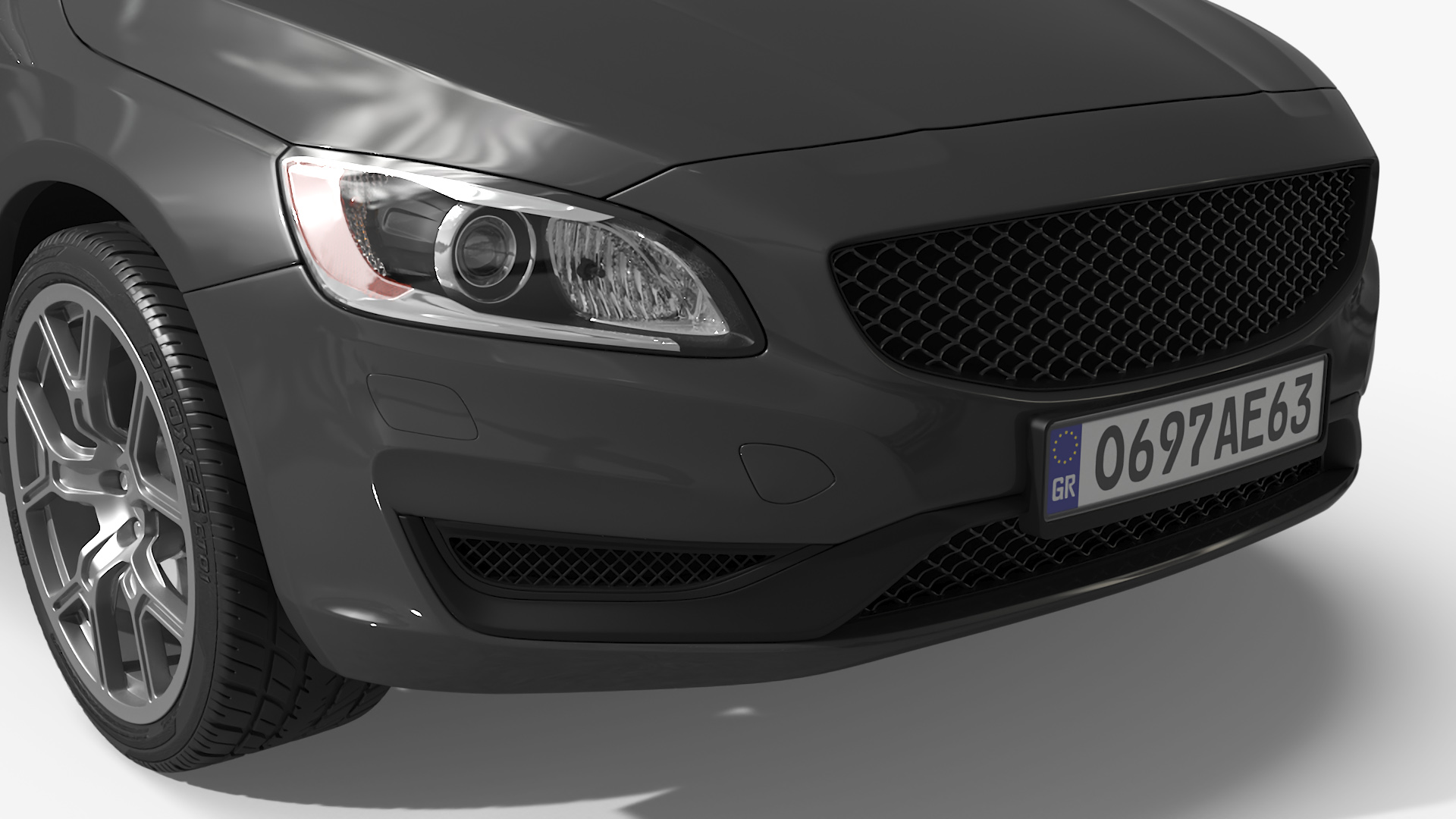 3D Executive Sedan Simple Interior