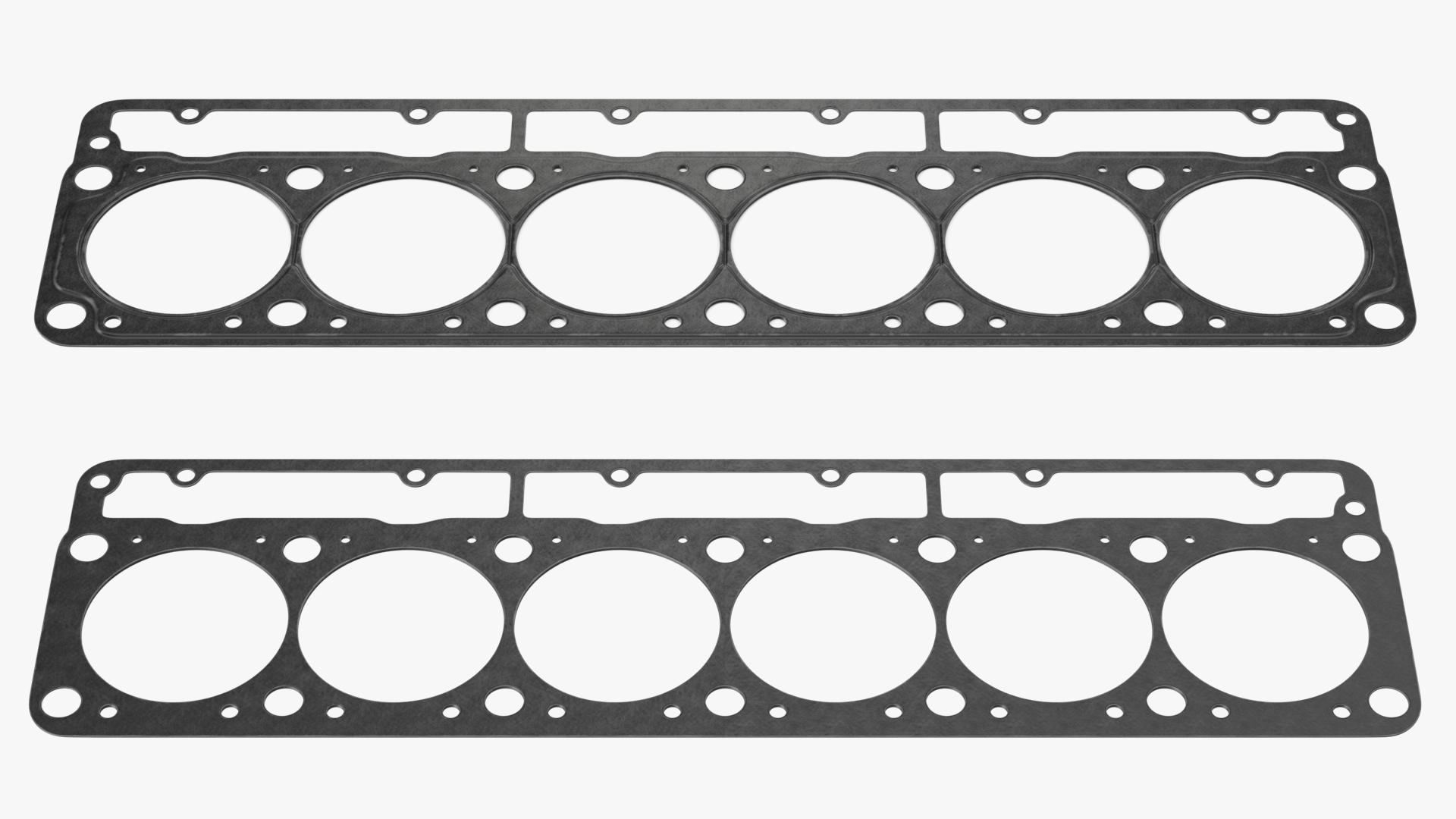 3D Head Gasket 6 Cylinder 325D Steel model