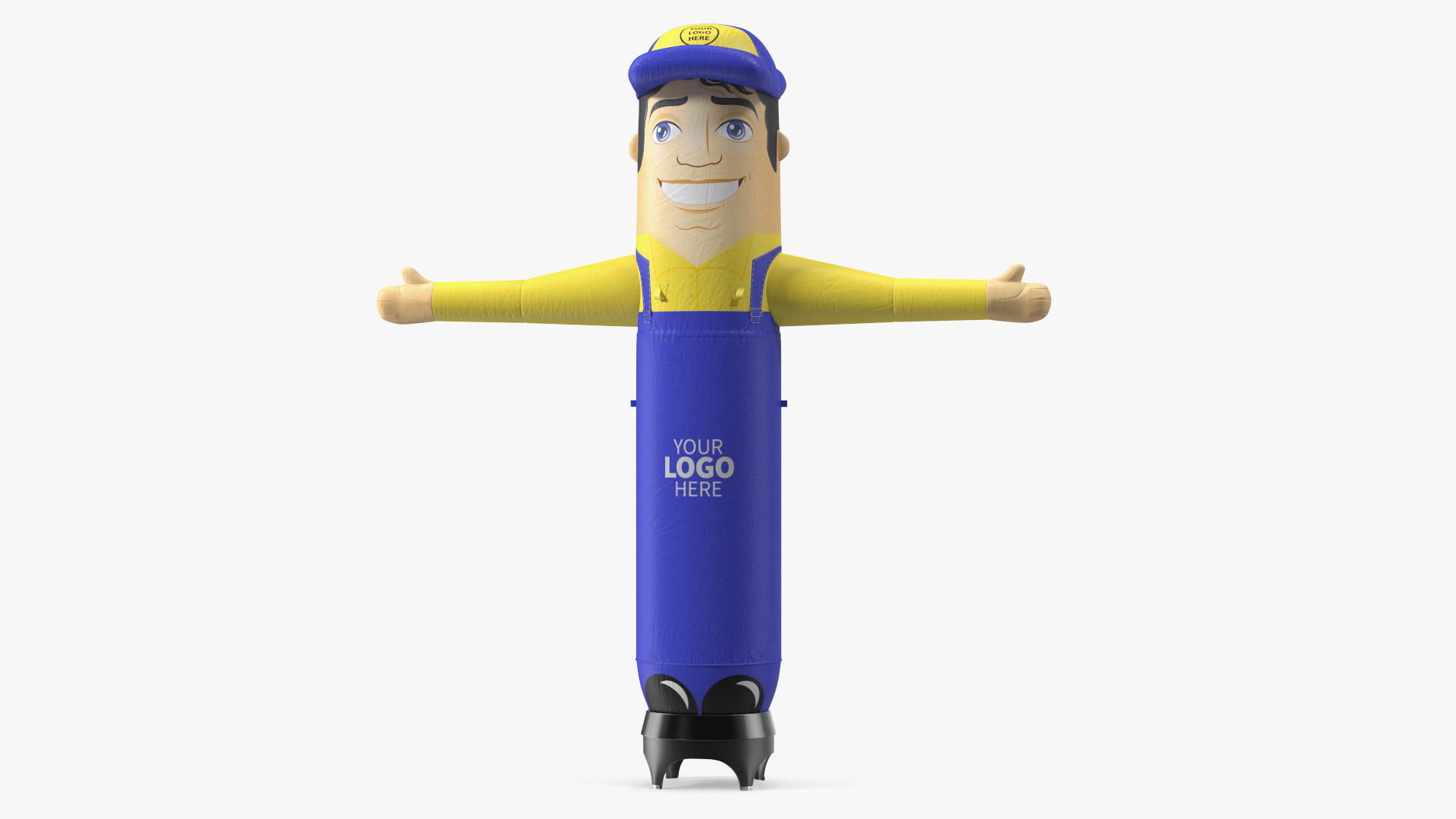 3D Inflatable Barker Rigged for Modo model