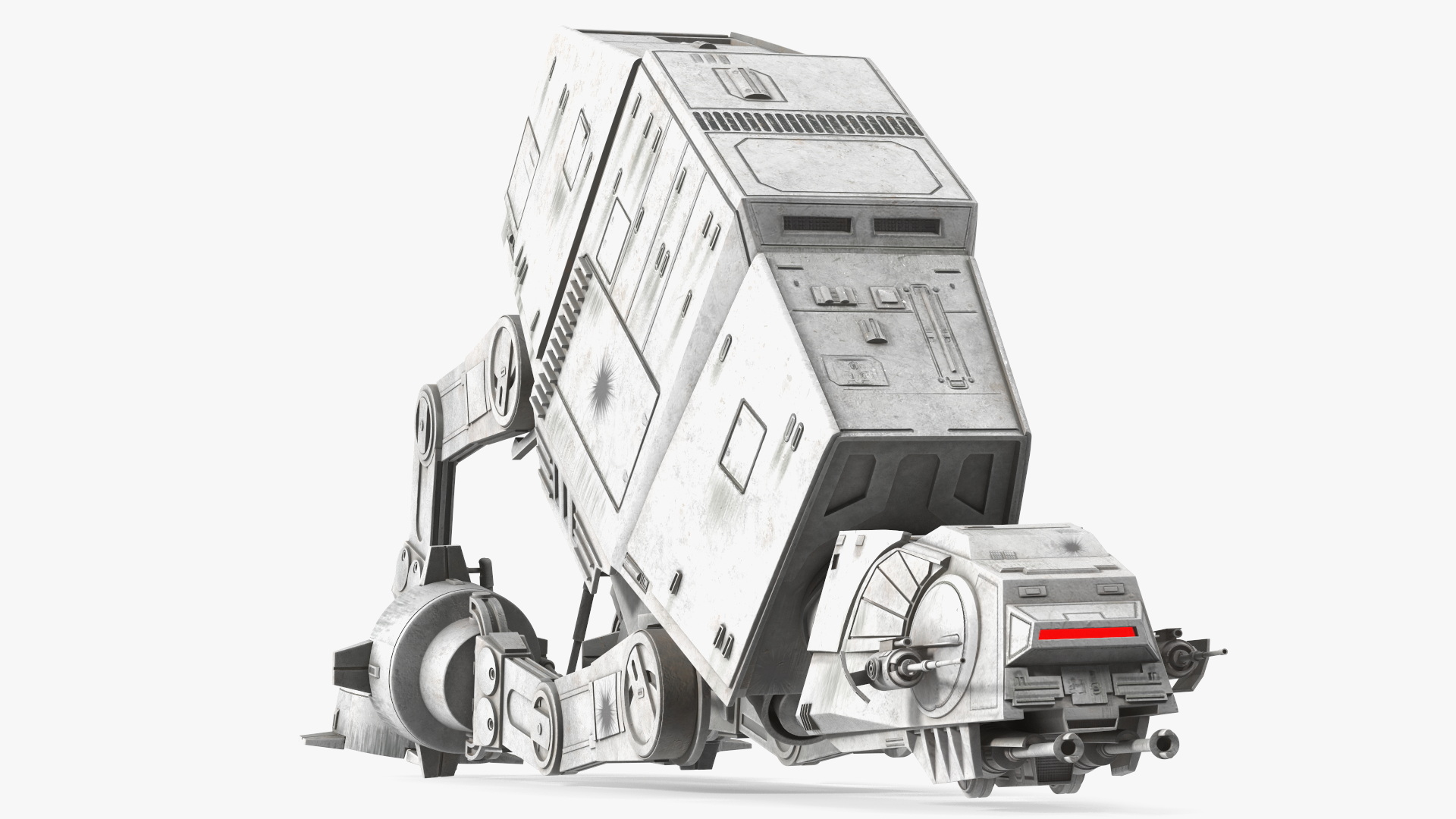 Grunge Broken AT-AT Star Wars 3D model
