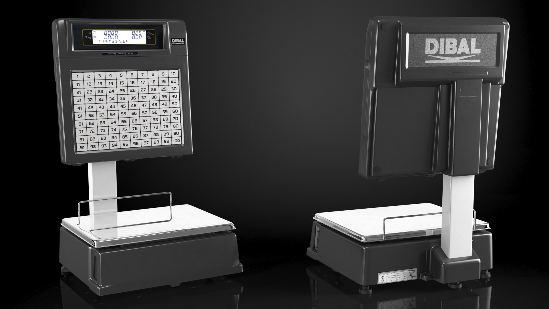 3D Self-service Scales Tornado with Digital Scoreboard