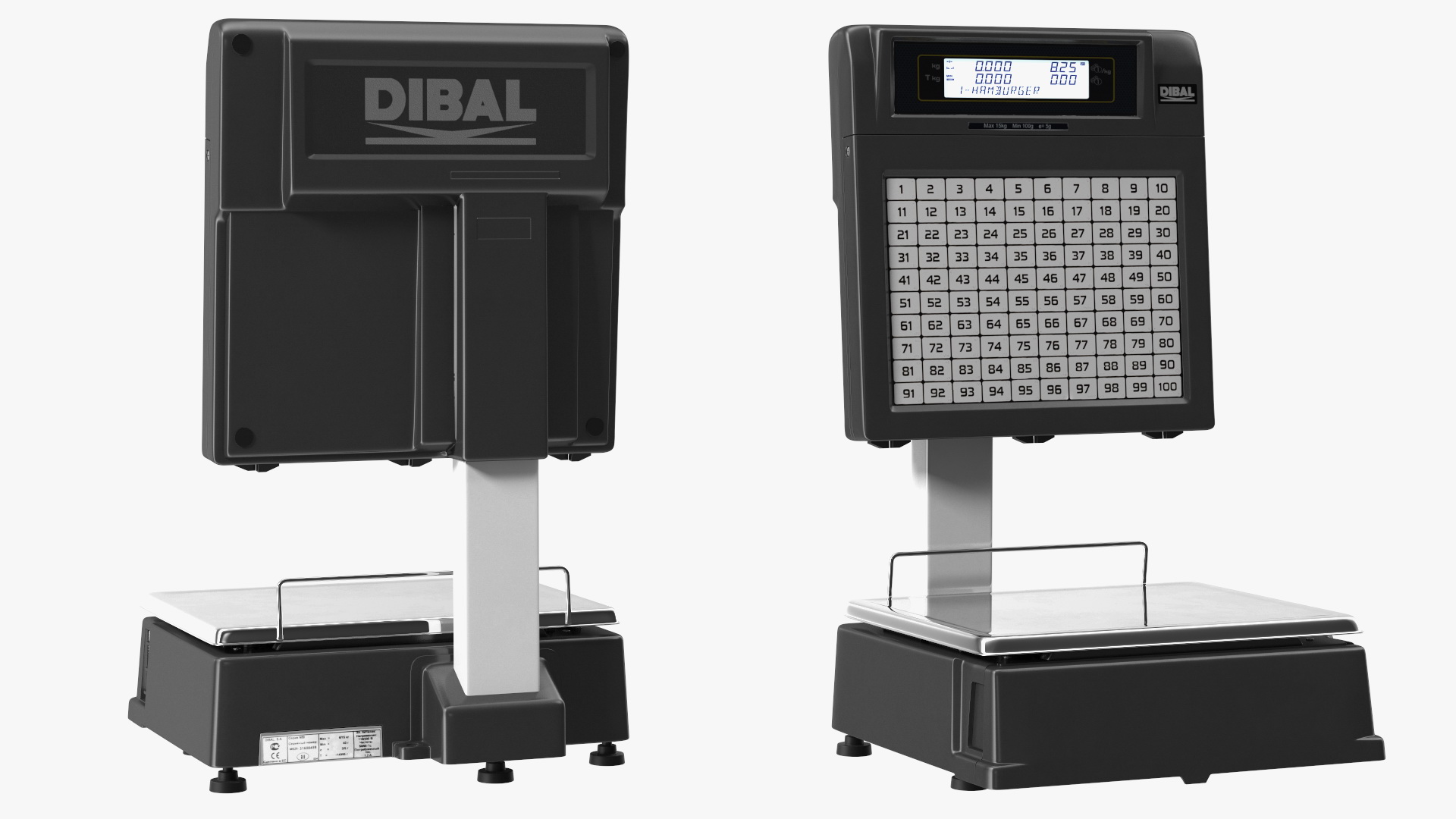 3D Self-service Scales Tornado with Digital Scoreboard