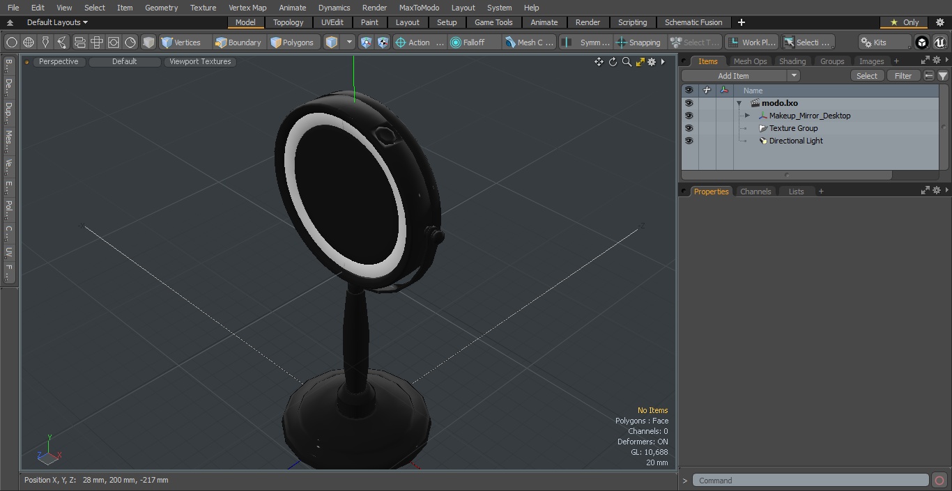3D Makeup Mirror Desktop