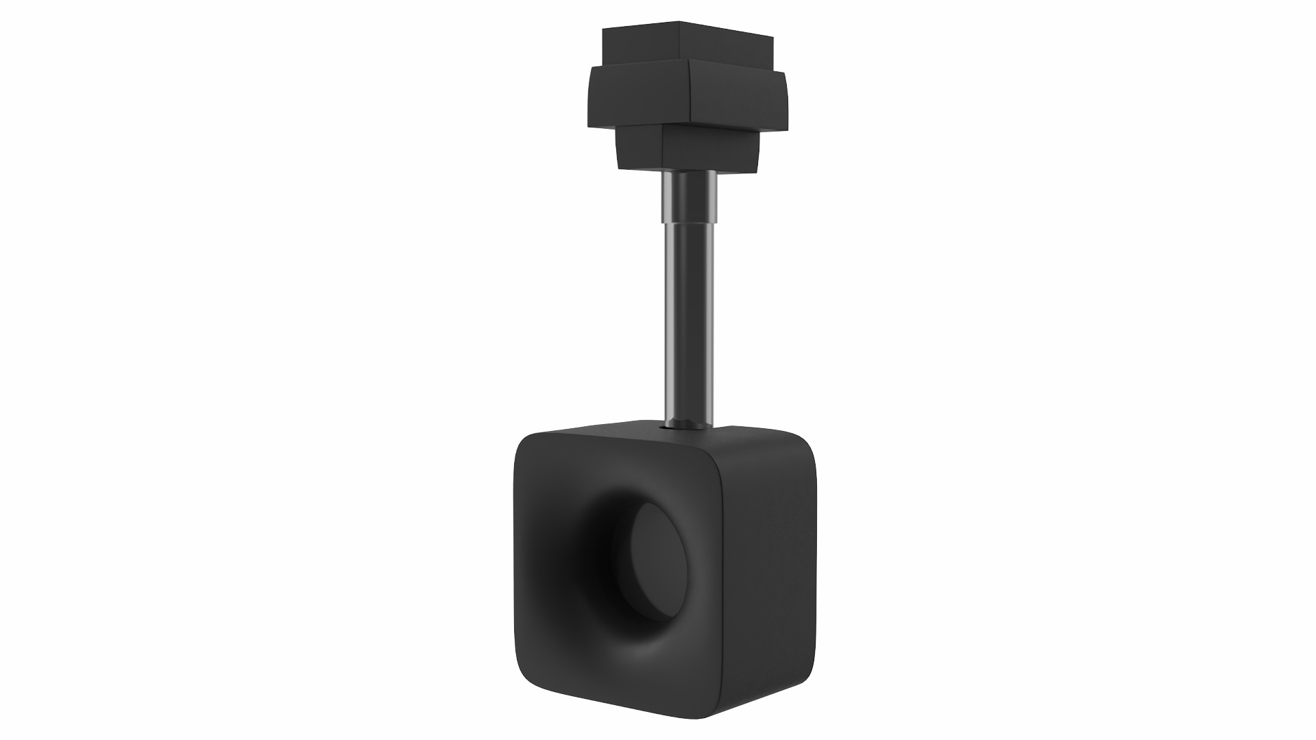 Square LED Track Light Head 3D