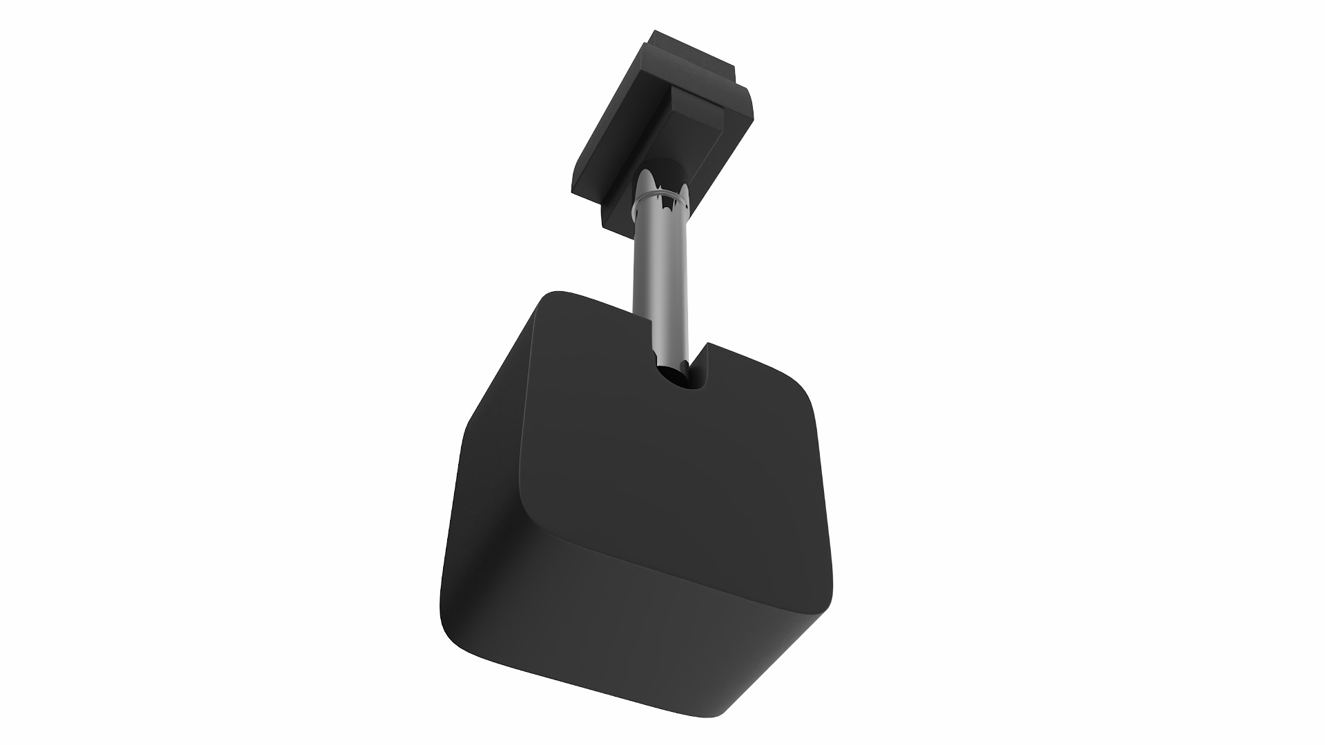 Square LED Track Light Head 3D