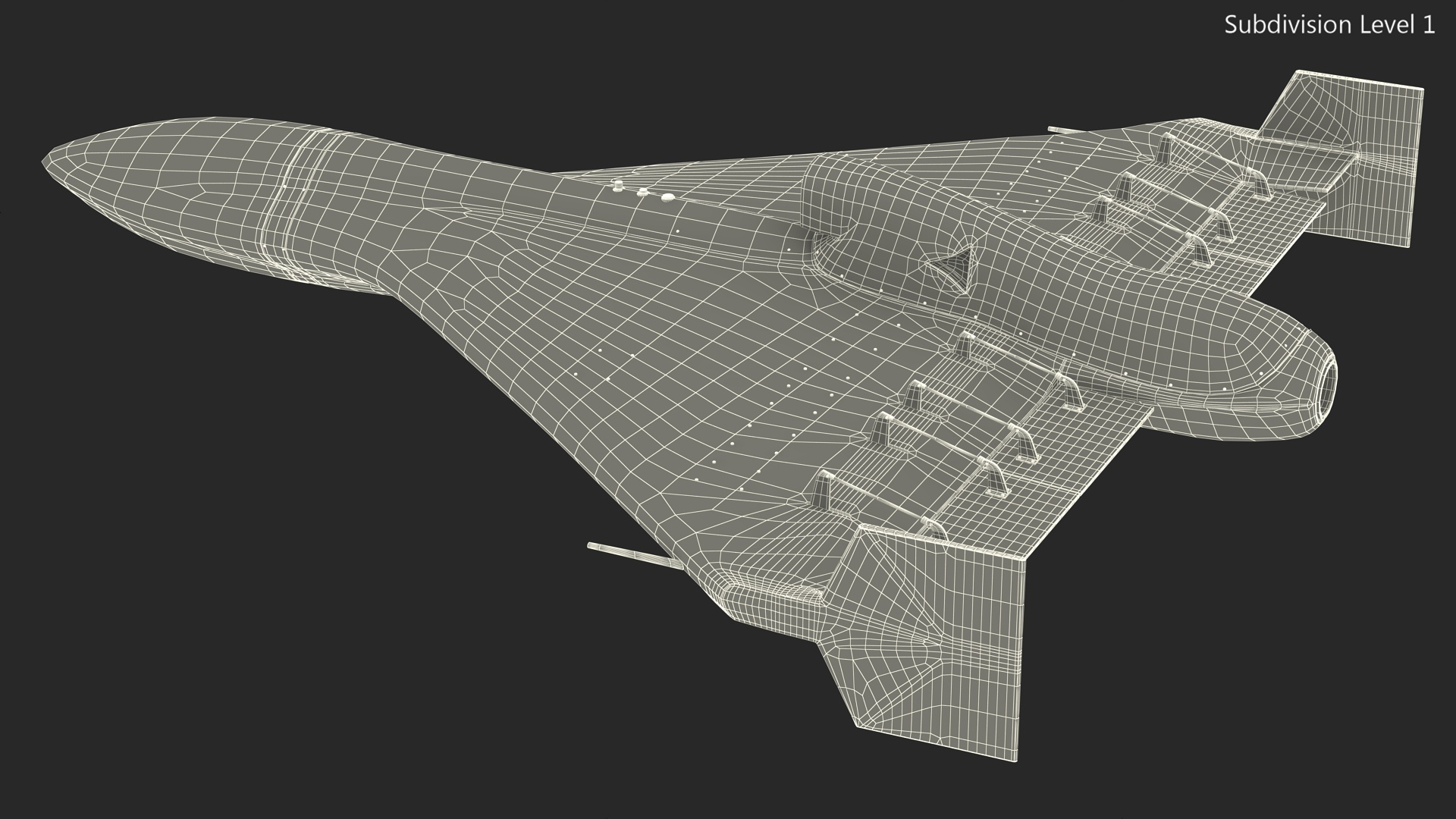 3D model Grey Kamikaze Drone Rigged for Maya