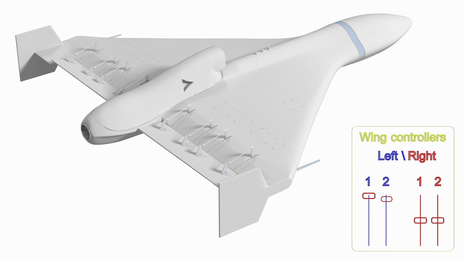 3D model Grey Kamikaze Drone Rigged for Maya