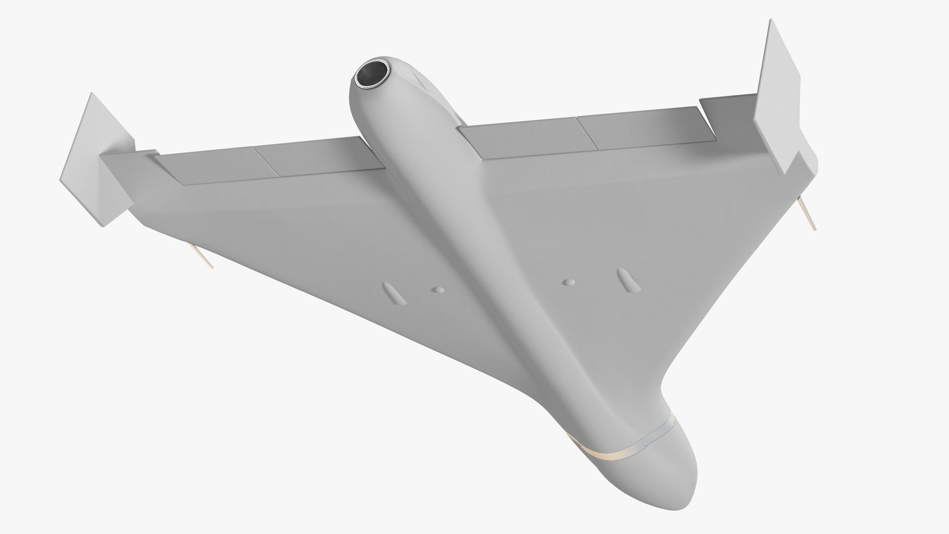 3D model Grey Kamikaze Drone Rigged for Maya