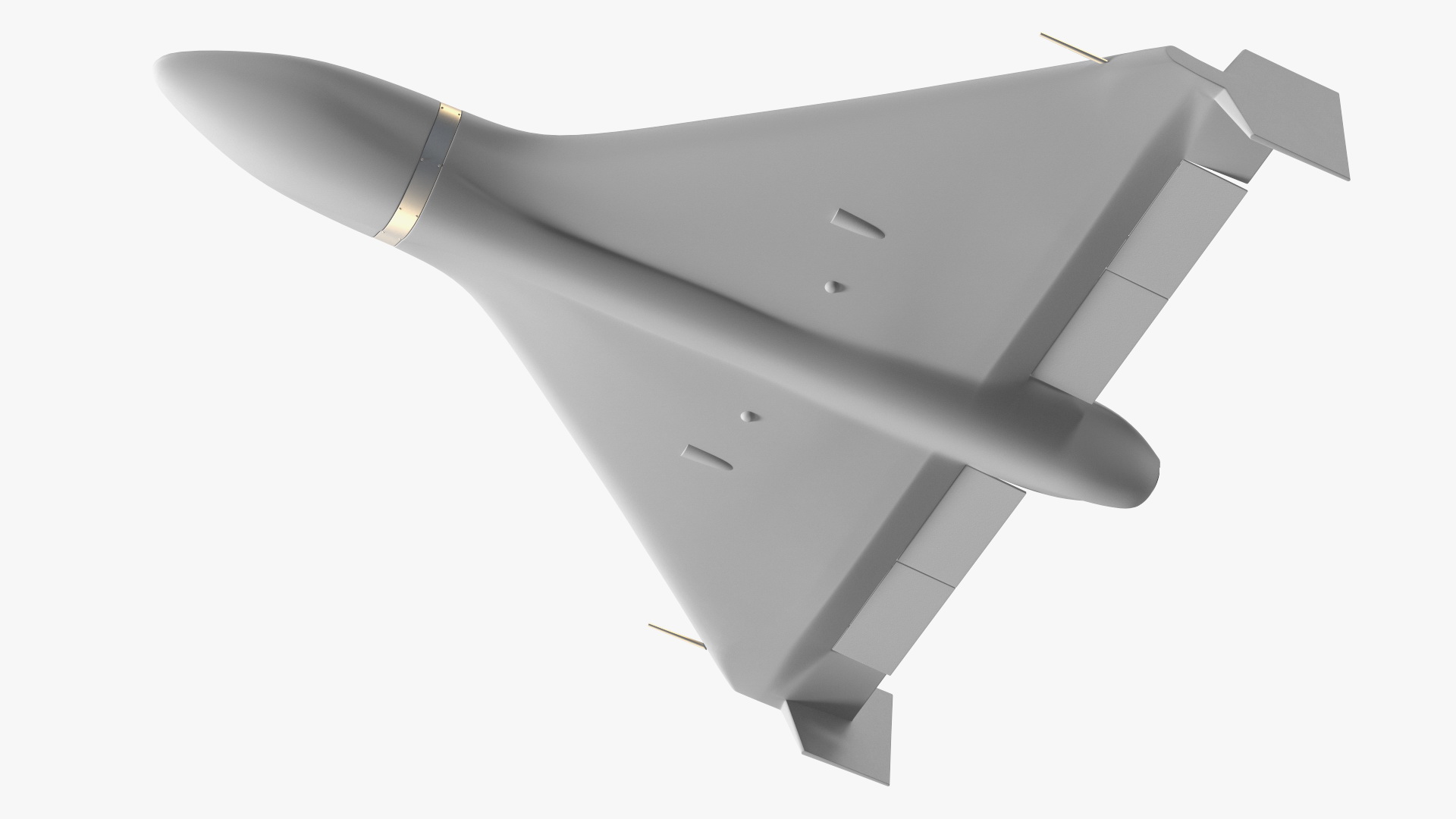 3D model Grey Kamikaze Drone Rigged for Maya