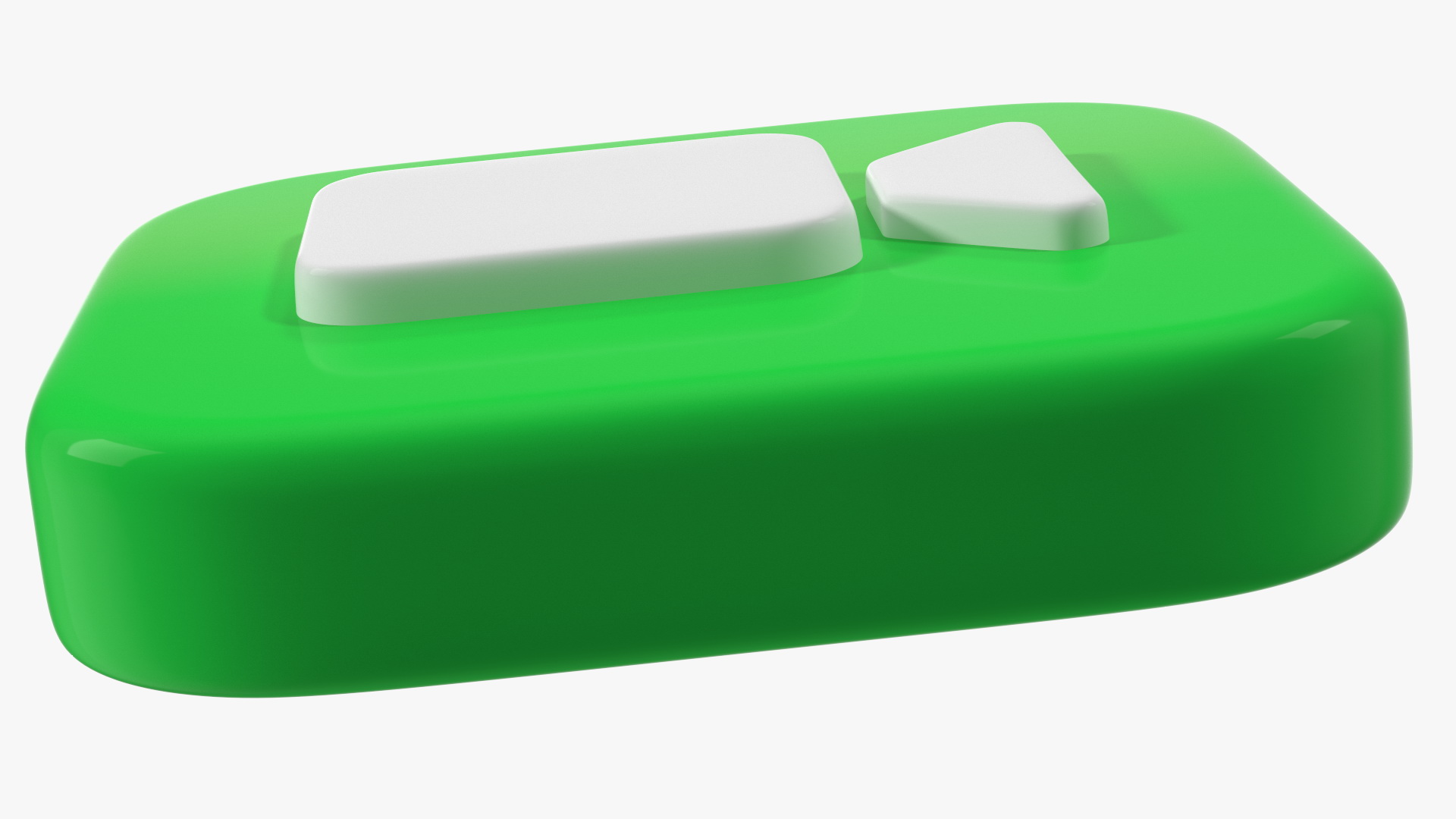 3D model iPhone iOS Face Time Icon