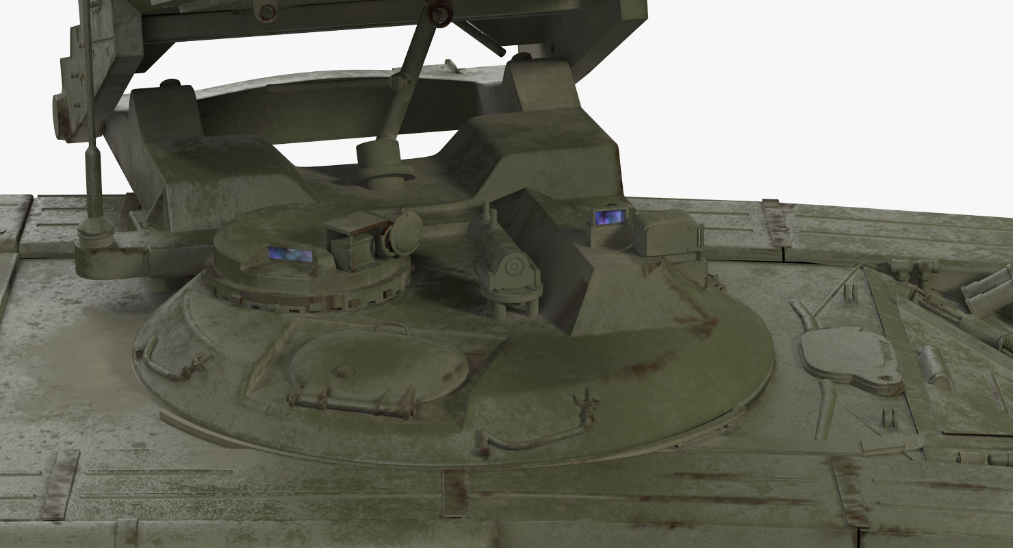 3D Russian Multiple Rocket Launcher TOS 1A Rigged