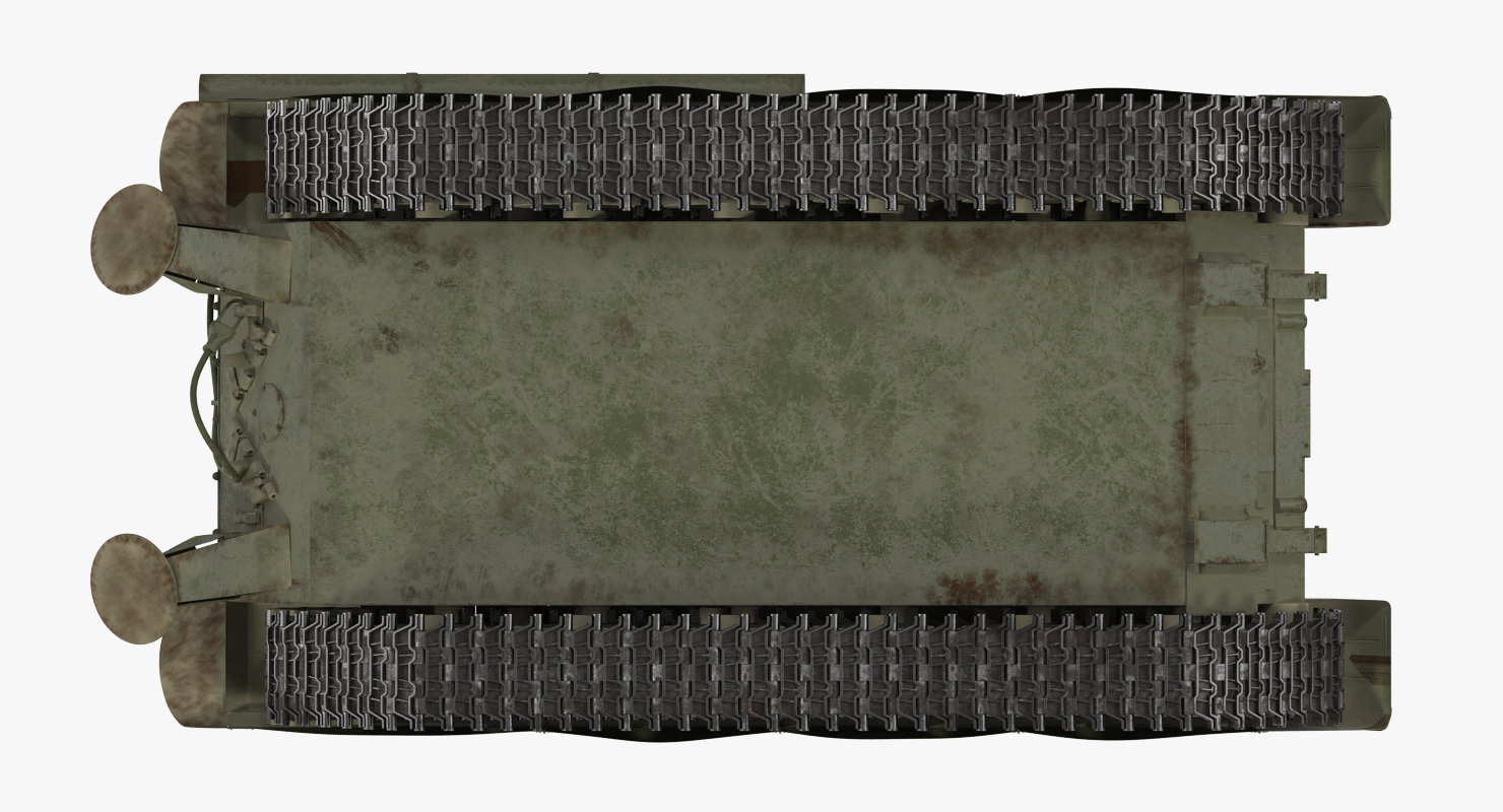 3D Russian Multiple Rocket Launcher TOS 1A Rigged