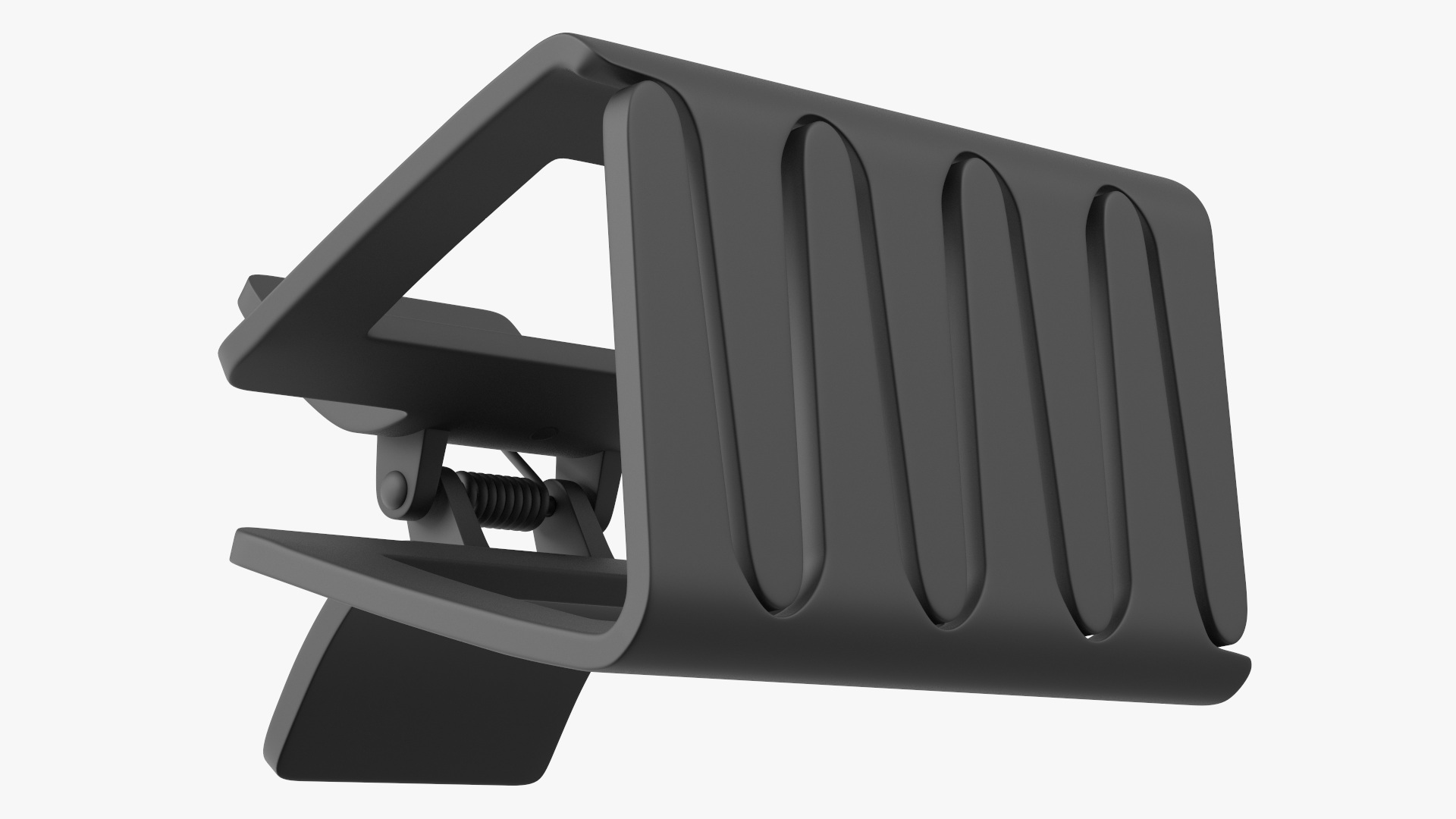 3D Hair Claw Clip Small Black